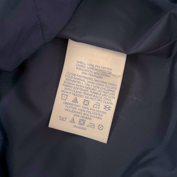 Lands' End Classic Shimmer Down Long Coat | SP Small Petite 2-4 | Deep Sea | $75 - Picture 8 of 9